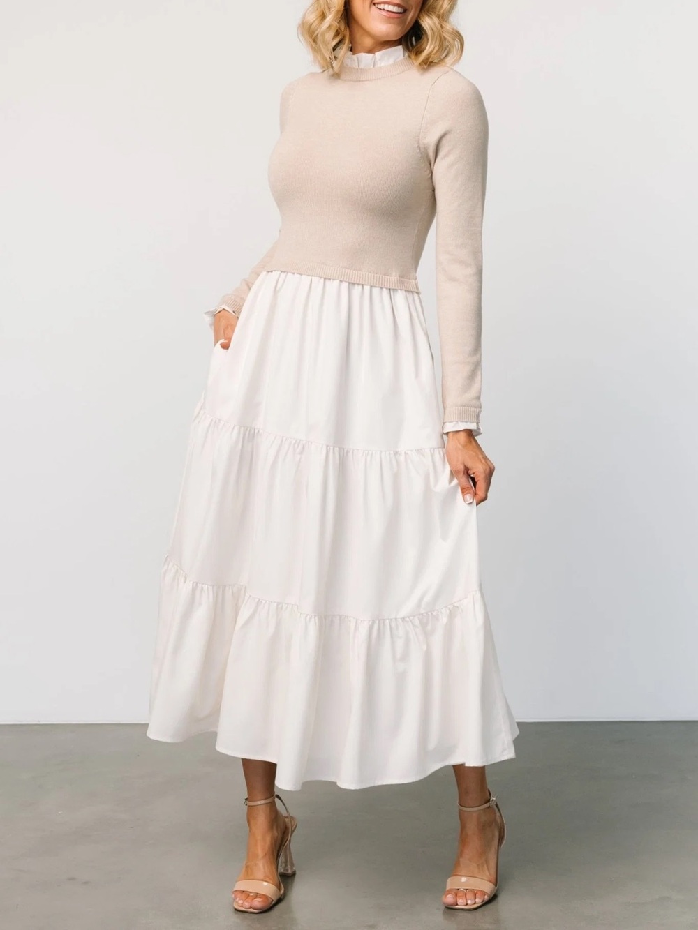 Baltic Born Sophie Sweater Maxi Dress XS pockets - Picture 1 of 5